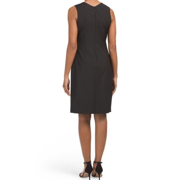 New THEORY Black Adiran Suiting Karianna Dress - Picture 2 of 4